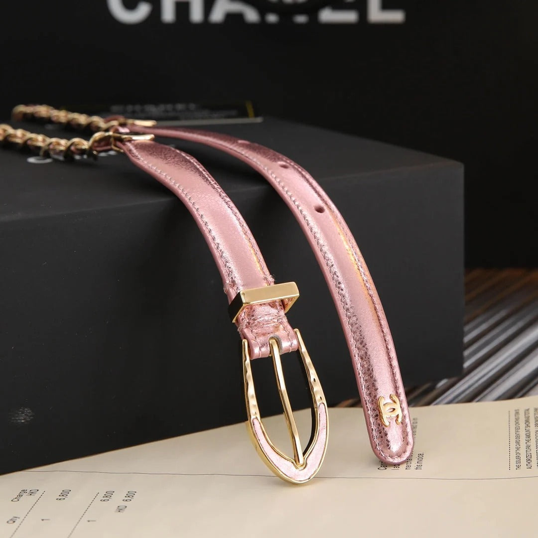 Chanel 2026 Rhinestones Pearl Chain Belt 206274