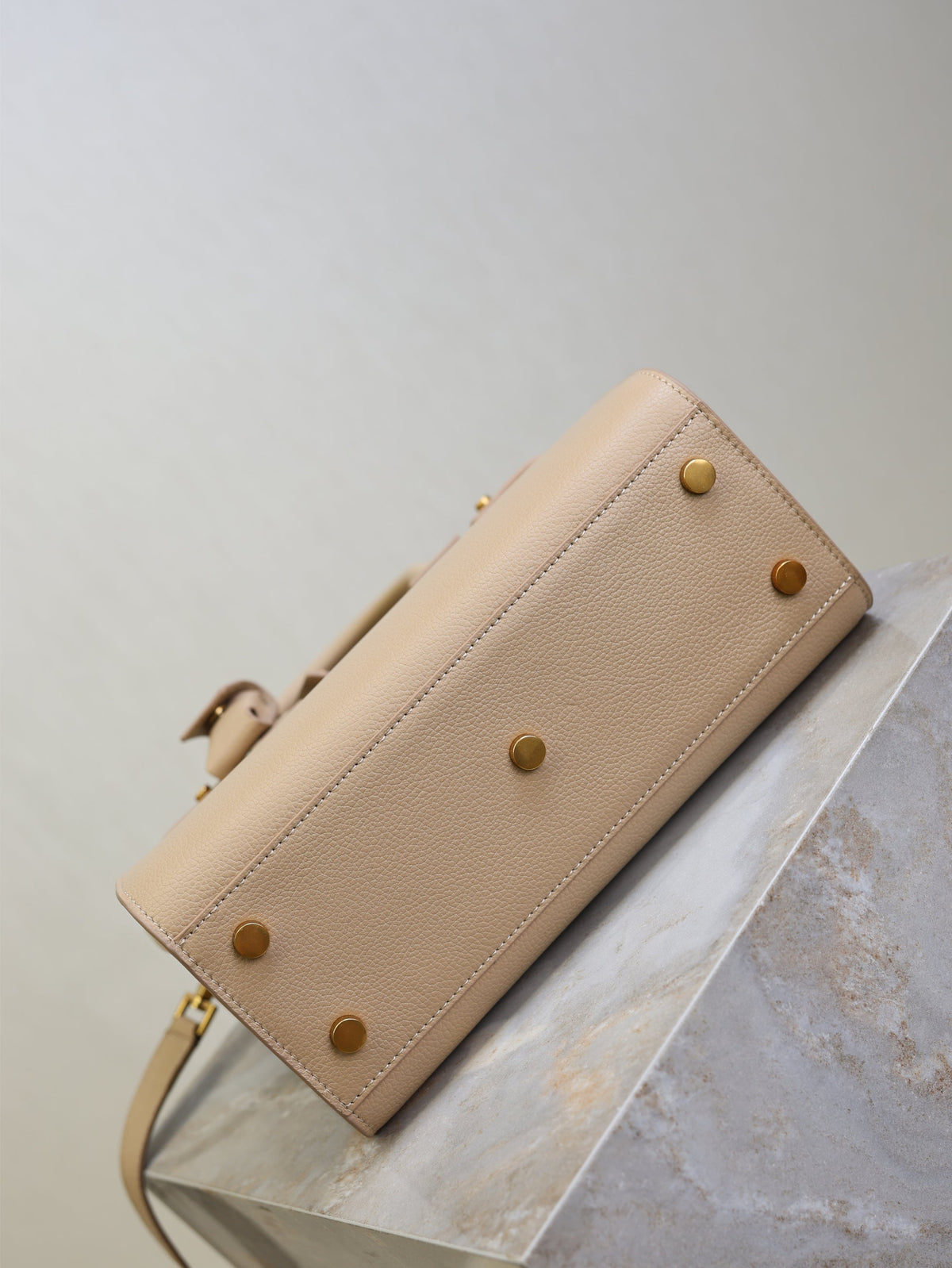 YSL Sac De Jour Nano 26cm Beige Grain Cowhide GHW
