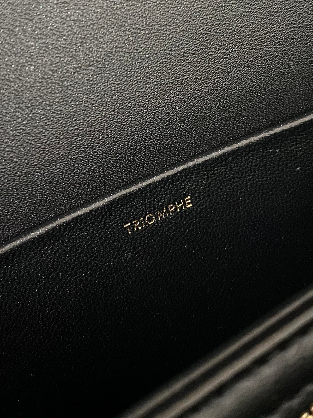 CLASSIQUE TRIOMPHE 22 ALL BLACK CALFSKIN