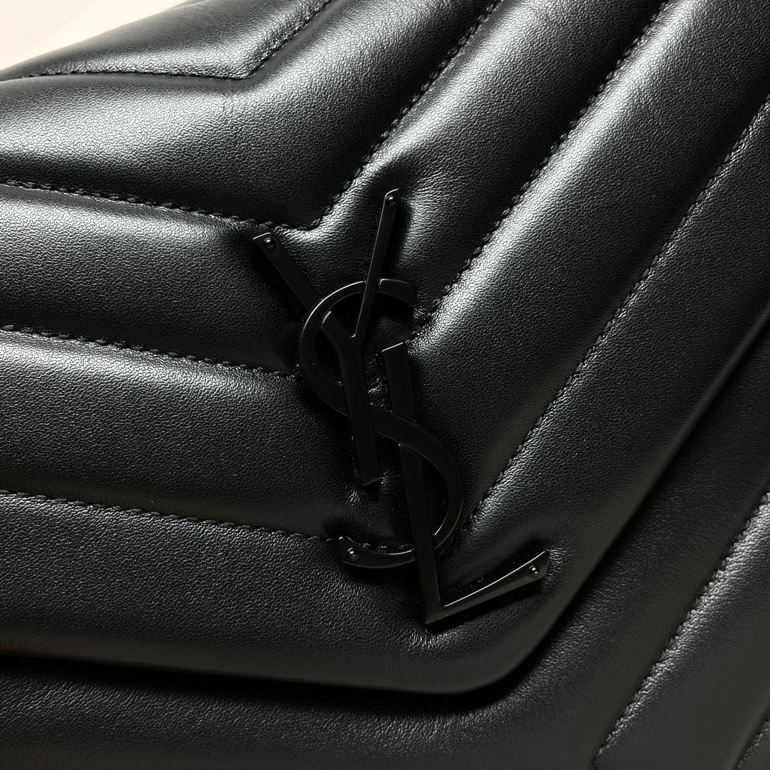 YSL Large Loulou Bag 33cm Full Black Lambskin