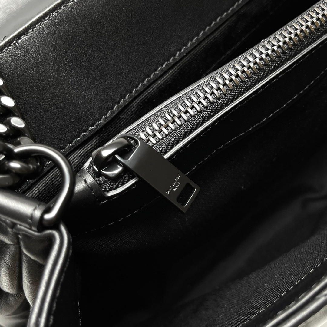 YSL Large Loulou Bag 33cm Full Black Lambskin