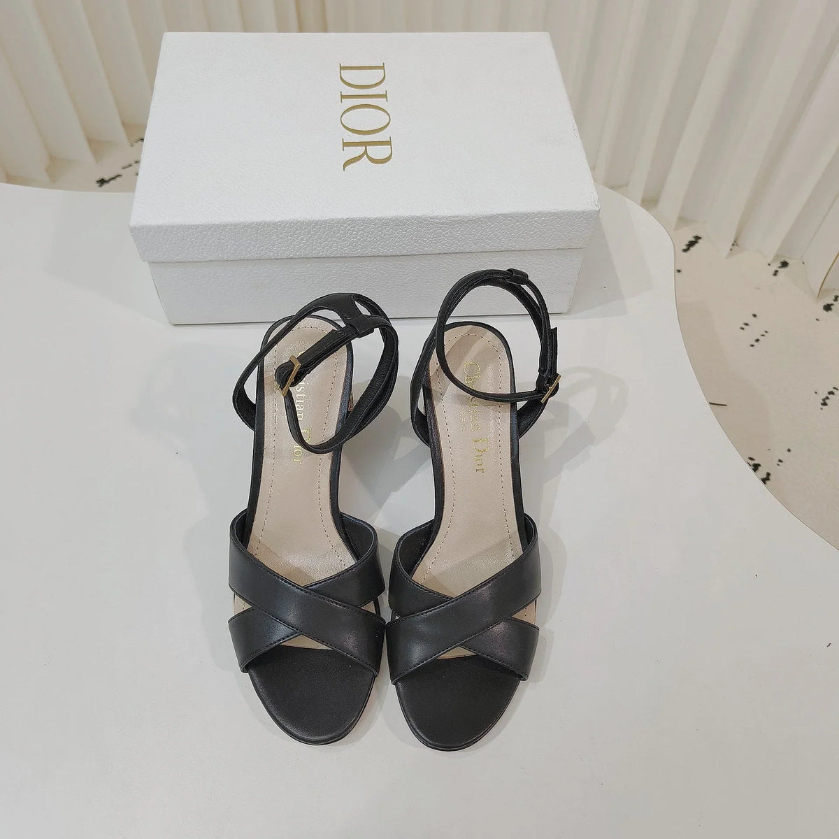 Dior 2026 Granville Heeled Sandal Lambskin 927498