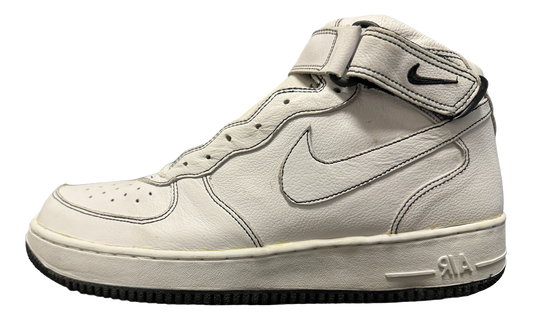 Air Force 1 Mid "White / White Black" 304096 115