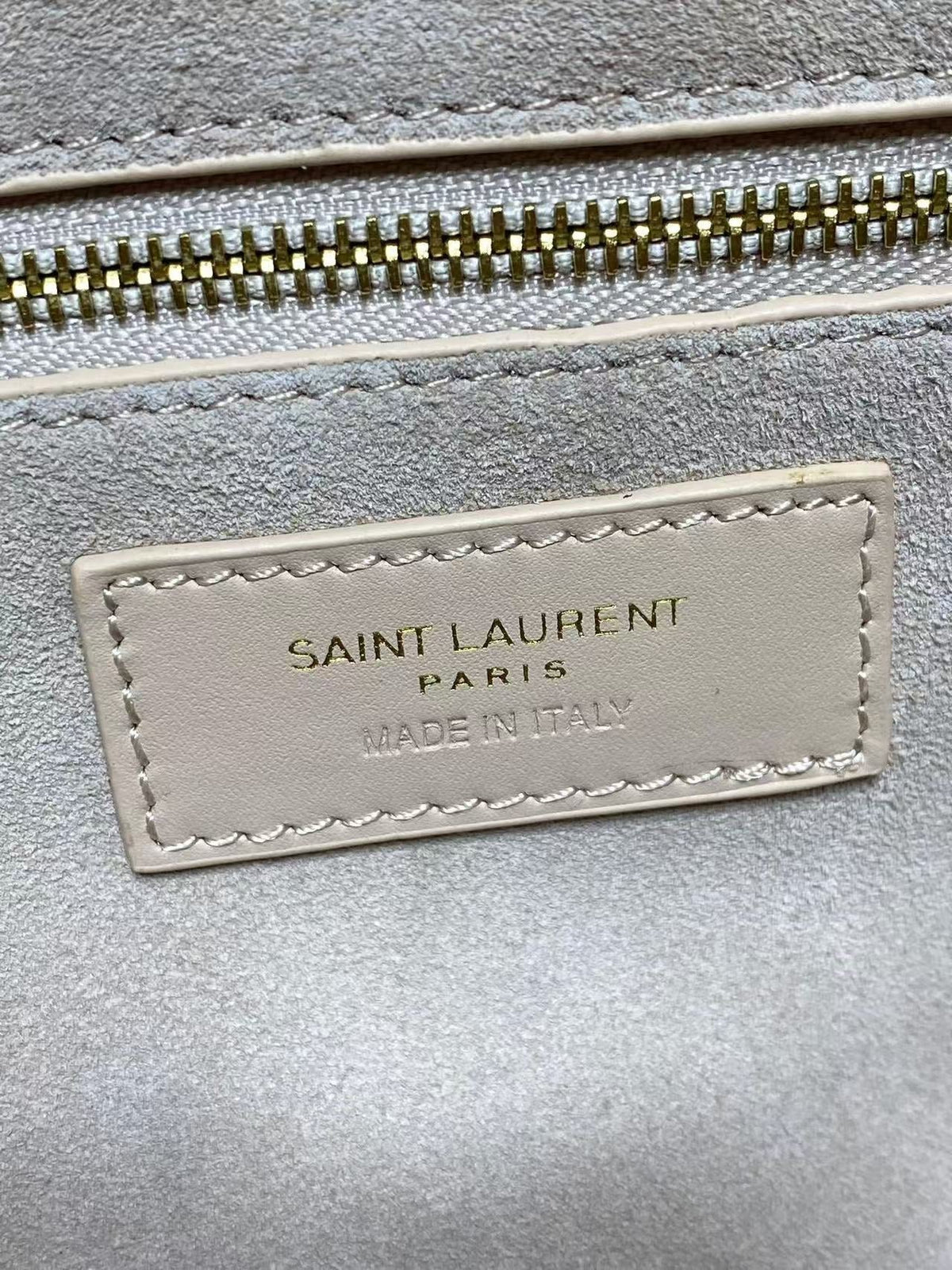 YSL Le 5 À 7 Hobo Bag 25cm Off White Cowhide