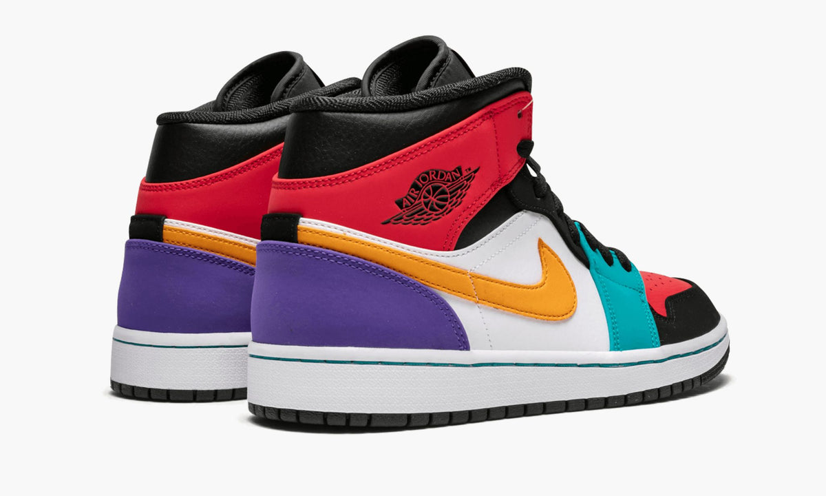 Air Jordan 1 Mid Multicolor Sneakers - Court Icon | Sneakerhead Pick