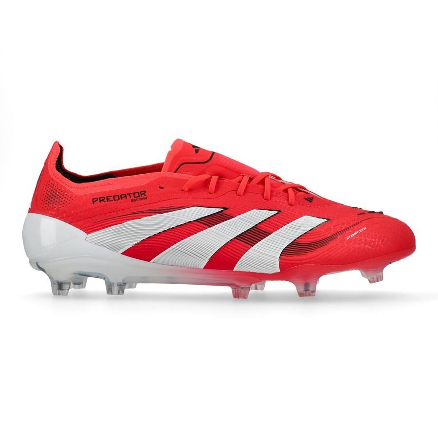 Predator Elite FG Laces Red/White