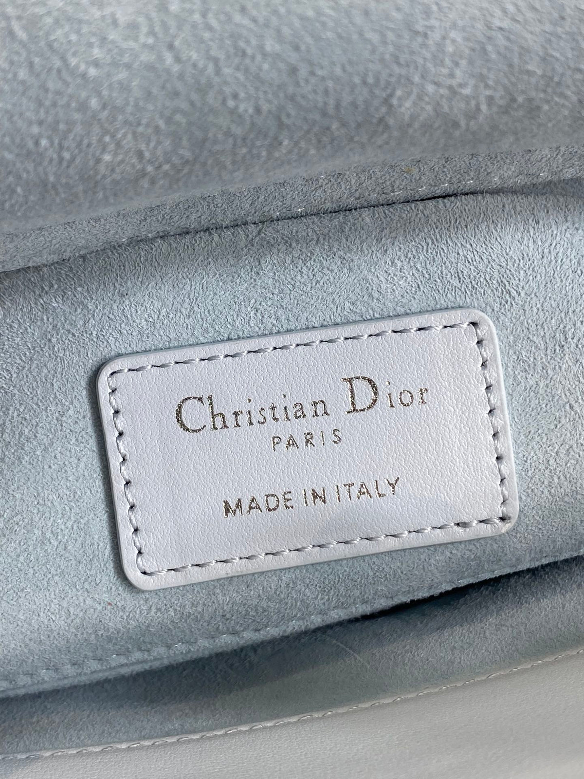 Dior 2026 Bow Lady D-Joy Glacier Blue Cannage Lambskin 286621