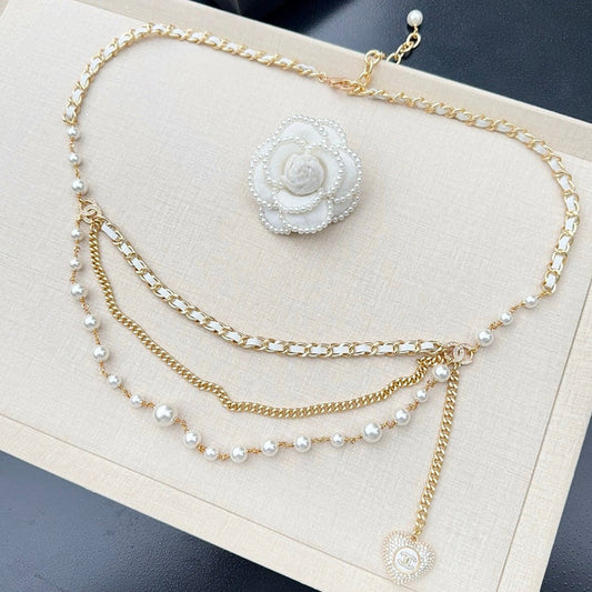 Chanel 2026 Multi-Layer Pearl Charm Belt 210473