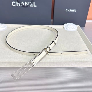 CC Métiers d’art 2026 1.5cm White Belt Leather 211432