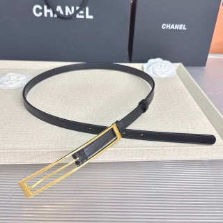 CC Métiers d’art 2026 1.5cm Black Belt Leather 211435