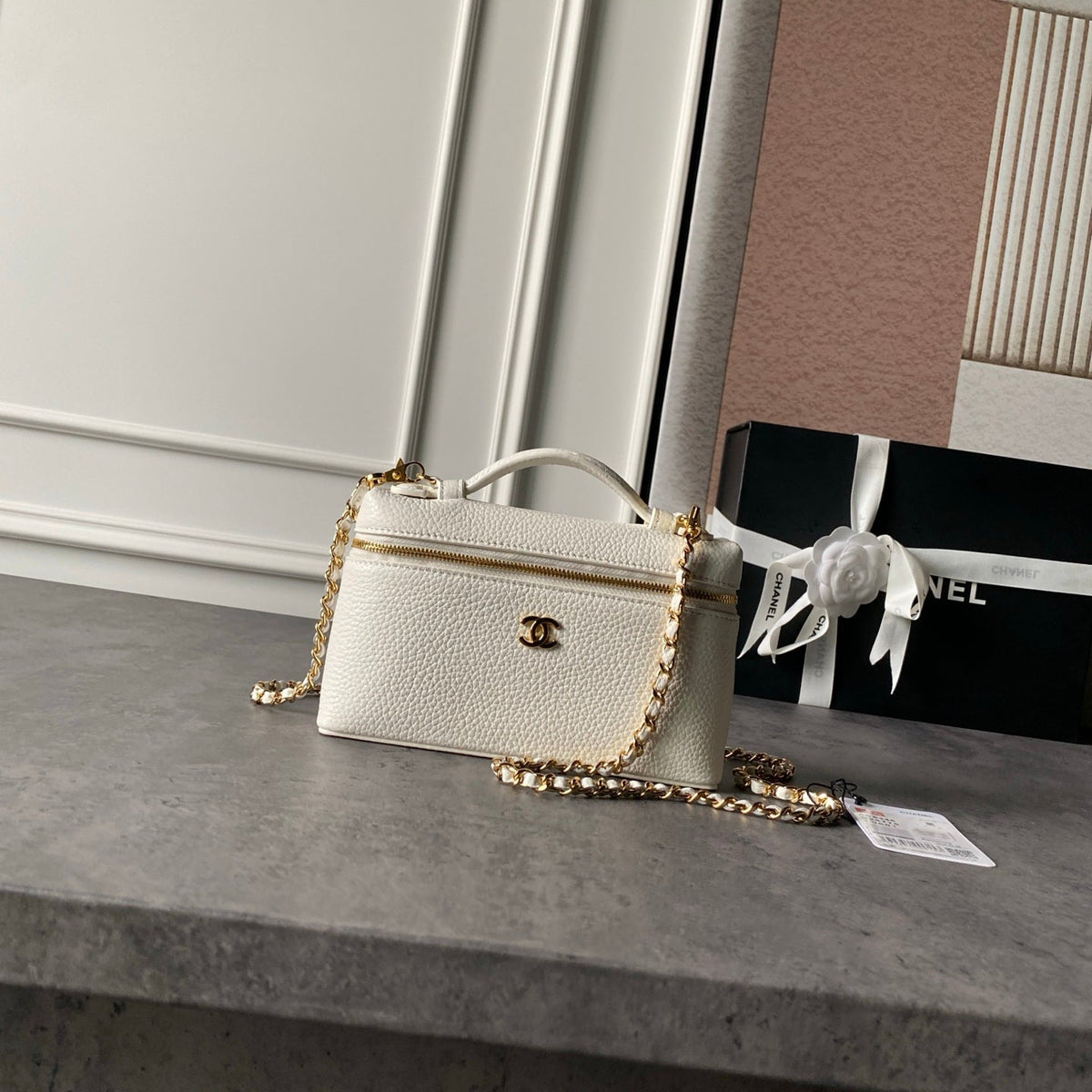 Chanel 2026 Vanity Bag 19.5cm Grained Calfskin