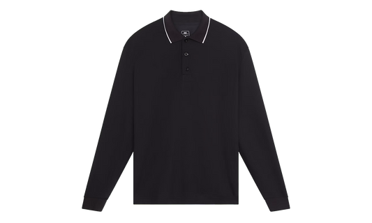 Courtside Long-T Polo "Black" 1MF30500553