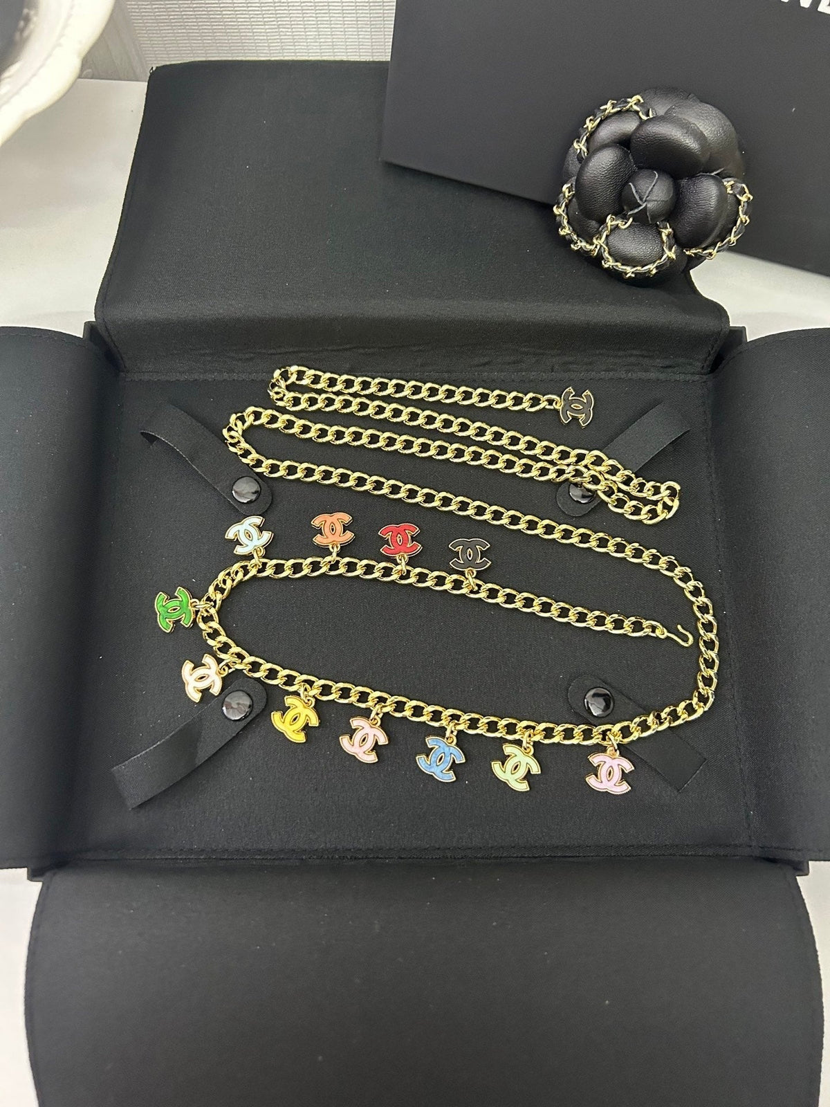 Chanel 2026 Enamel CC Chain Belt 214359