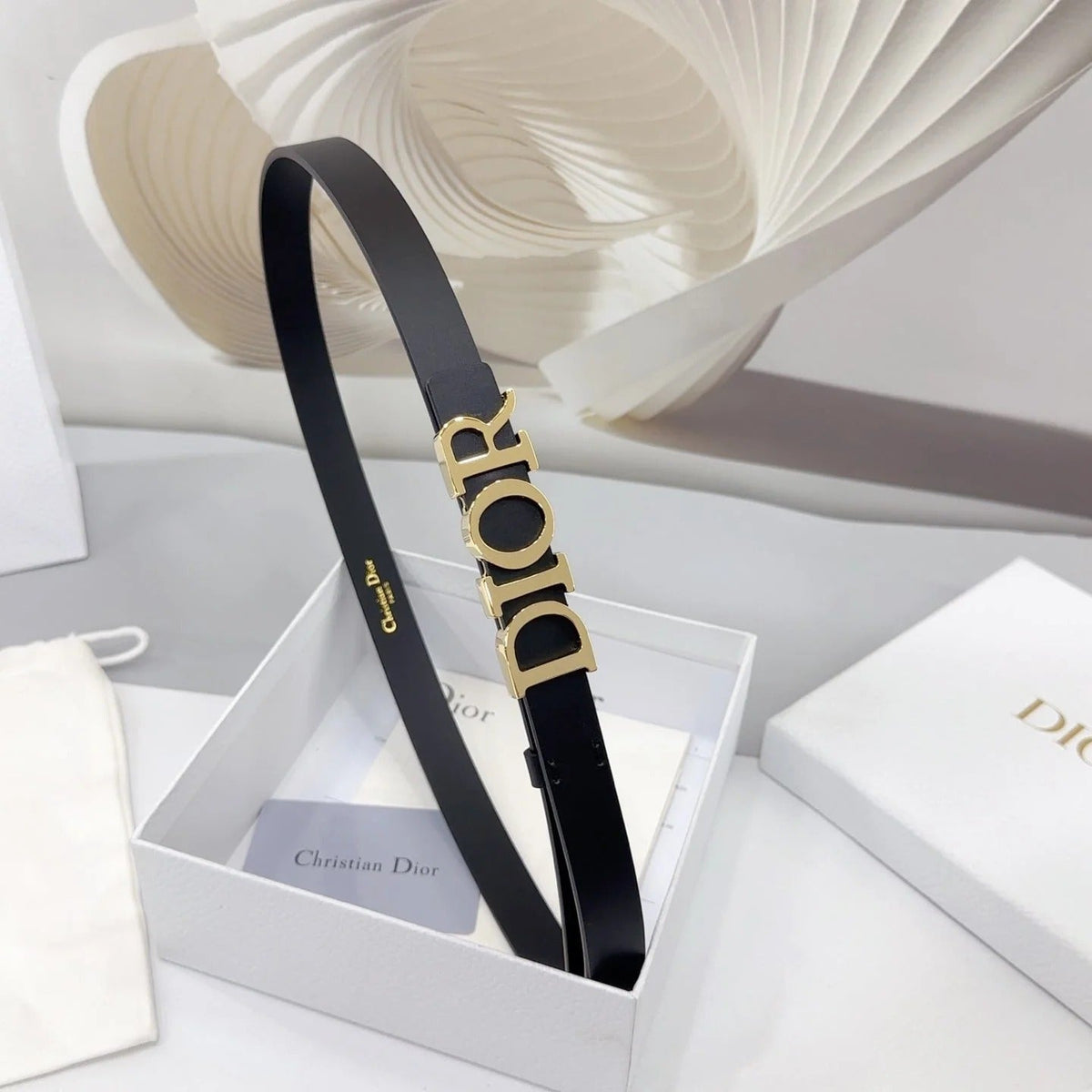 Dior 2026 Reversible D-Dream Belt 20mm Calfskin 187303