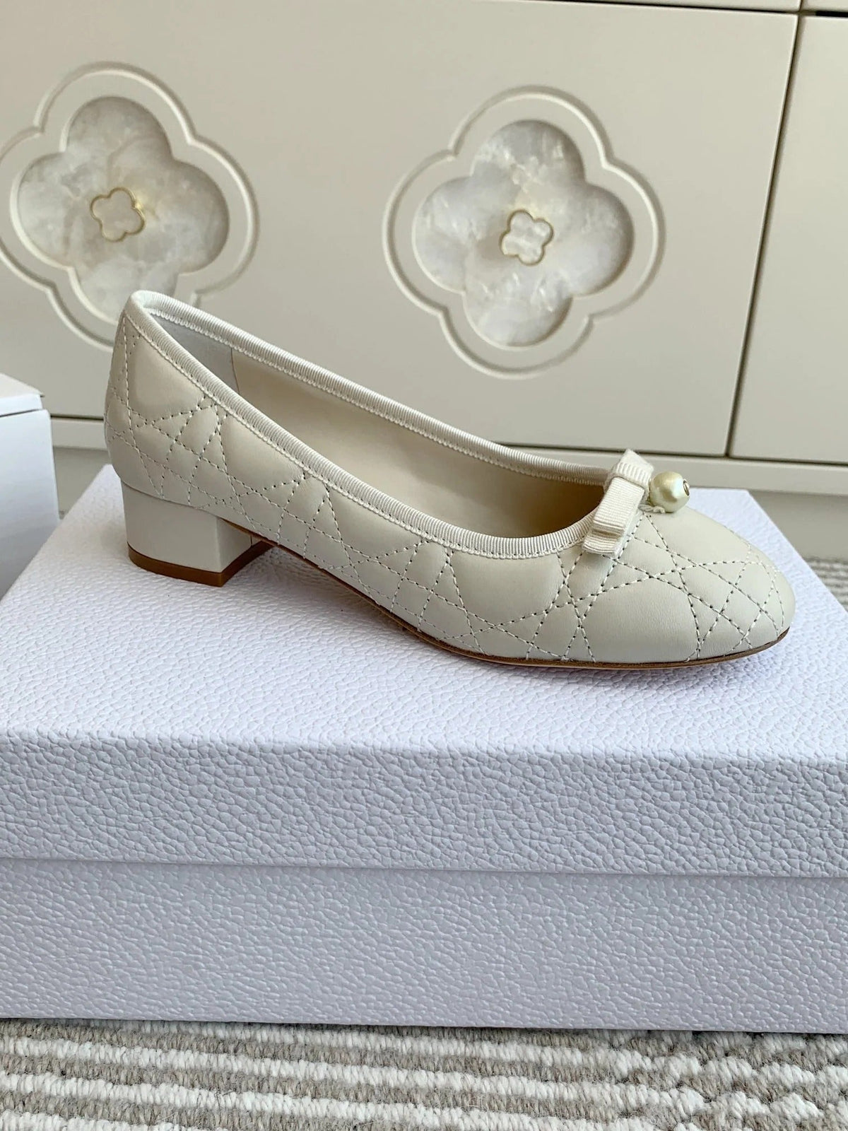 Dior 2026 Bow Pump 30mm Sheepskin 884802