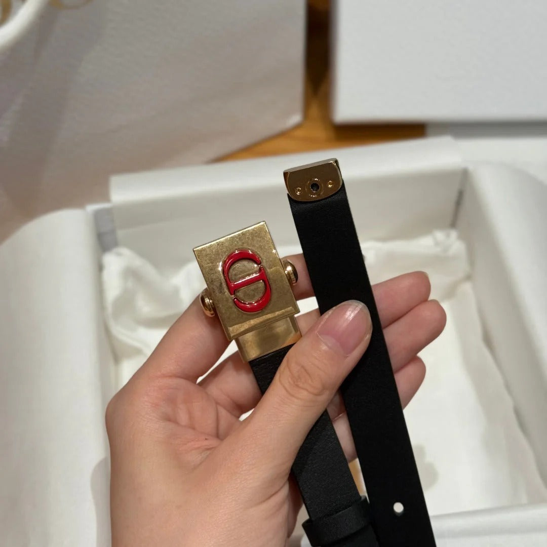 Dior 2026 Montaigne Treasure Belt 20mm Smooth Calfskin
