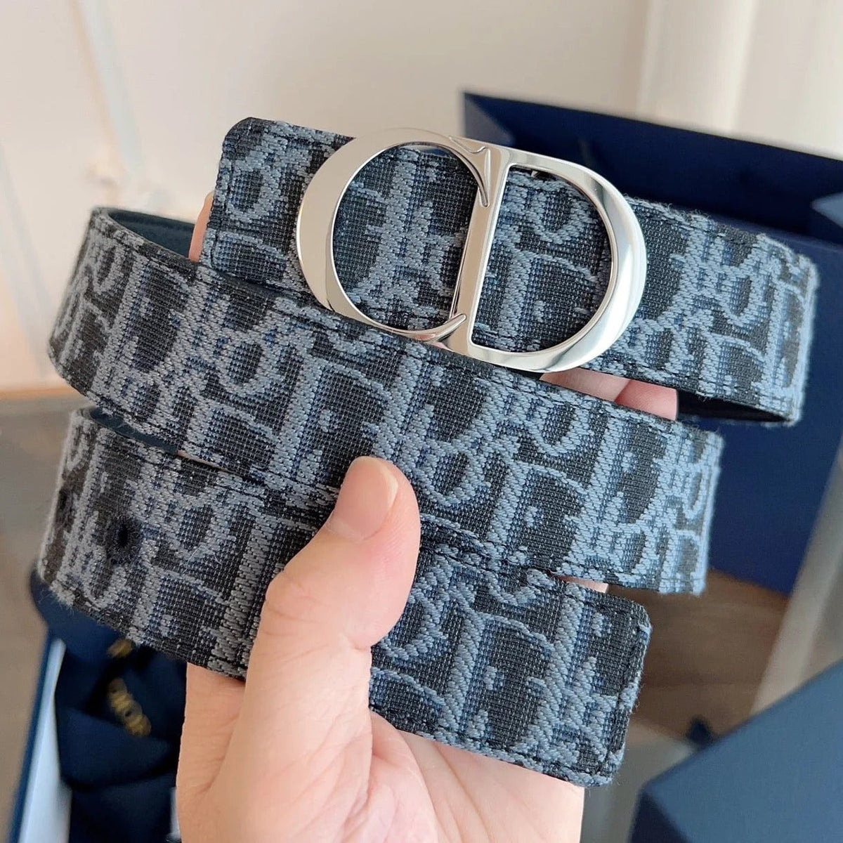 Dior 2026 Montaigne Leather Belt 20mm 189888
