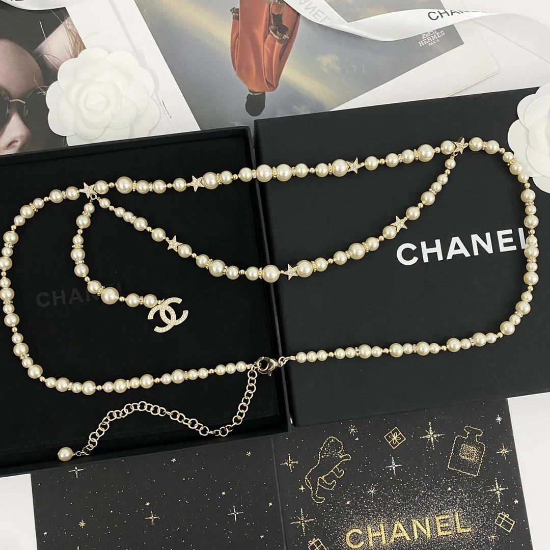Chanel 2026 Star Pearl Gold Waist Chain Belt 207010