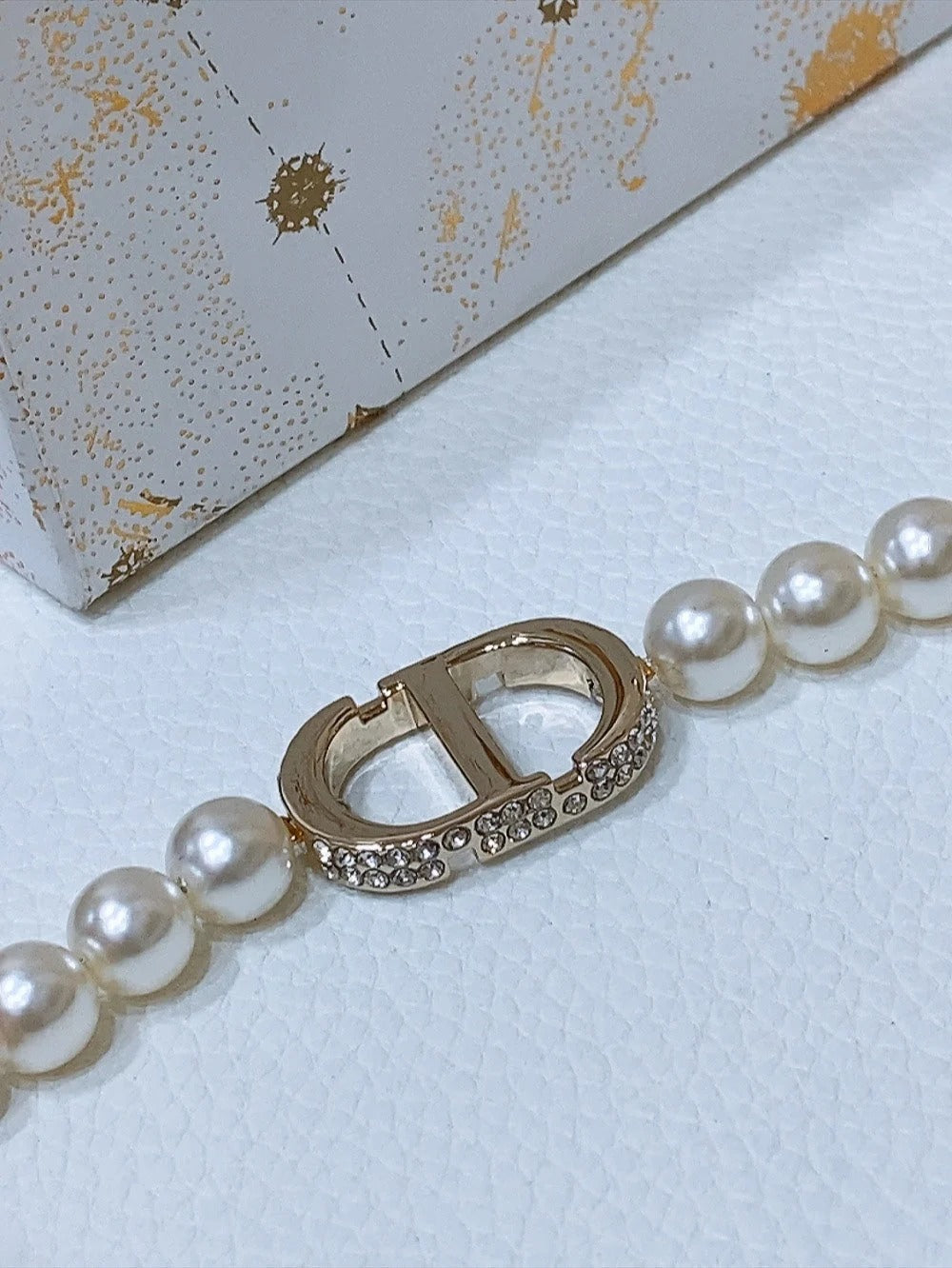 Dior 2026 Montaigne Pearls Belt 18mm 184997