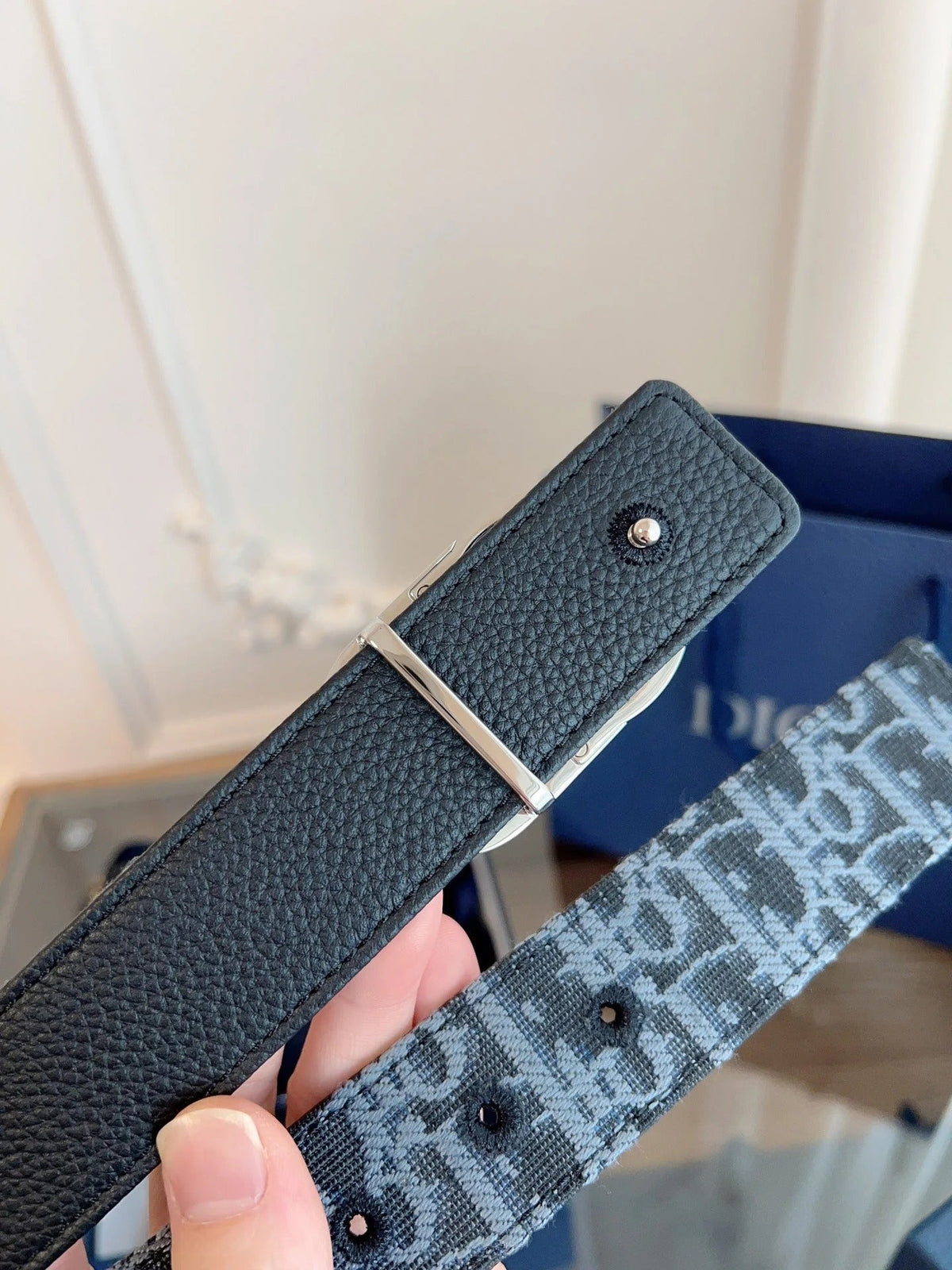 Dior 2026 Montaigne Leather Belt 20mm 189888