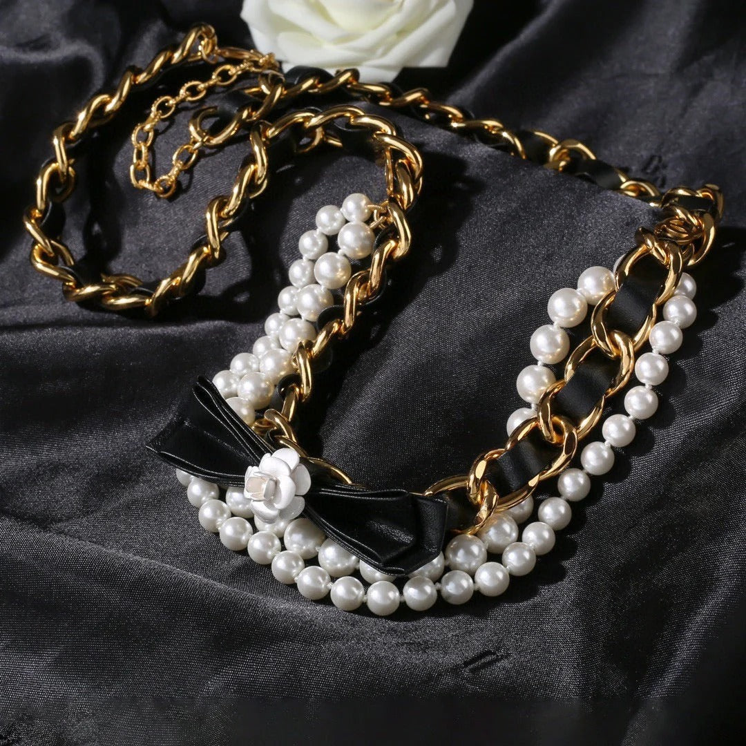Chanel 2026 Camellia Waist Chain Belt 207009