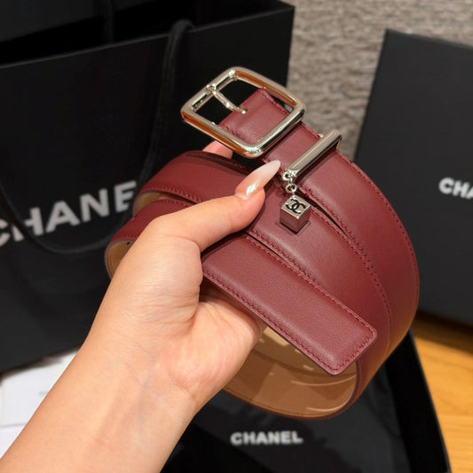 CC 3.0cm 2026 Métiers d'art Burgundy Calfskin 209282