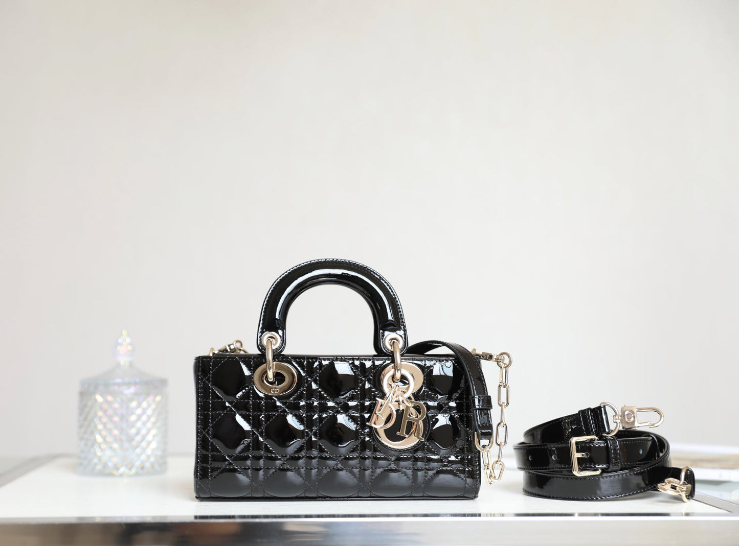 CD Lady D-Joy Black Patent Leather