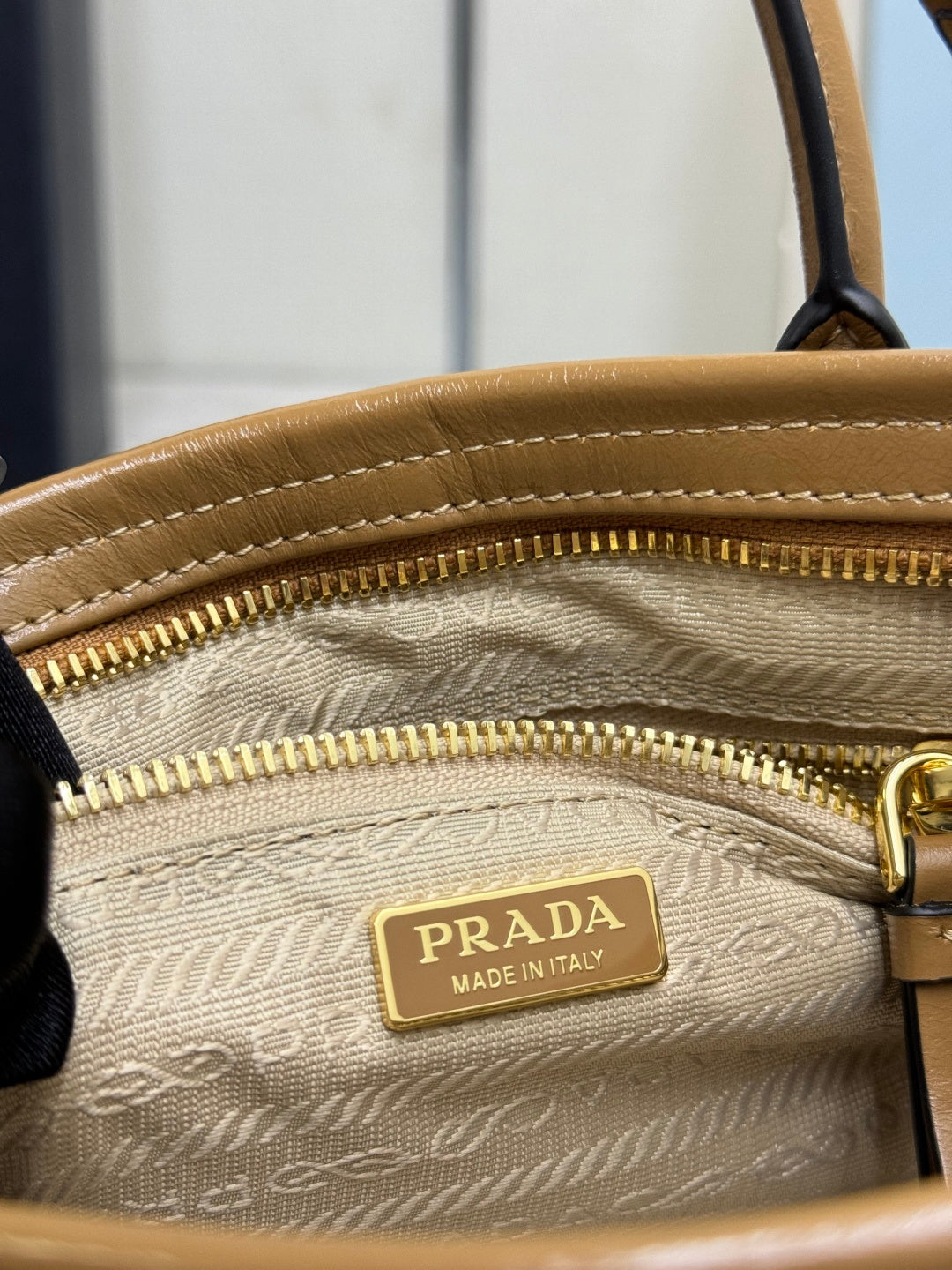 Pra Bonnie Bag 24cm Camel Leather 293958