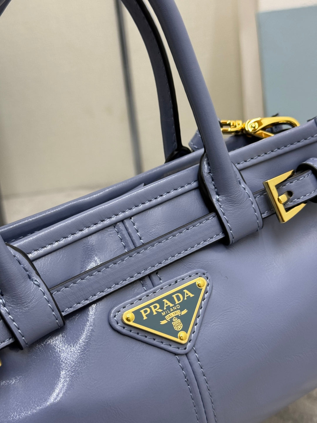 Pra Bonnie Bag 24cm Sunny Mountain Blue Leather 293948