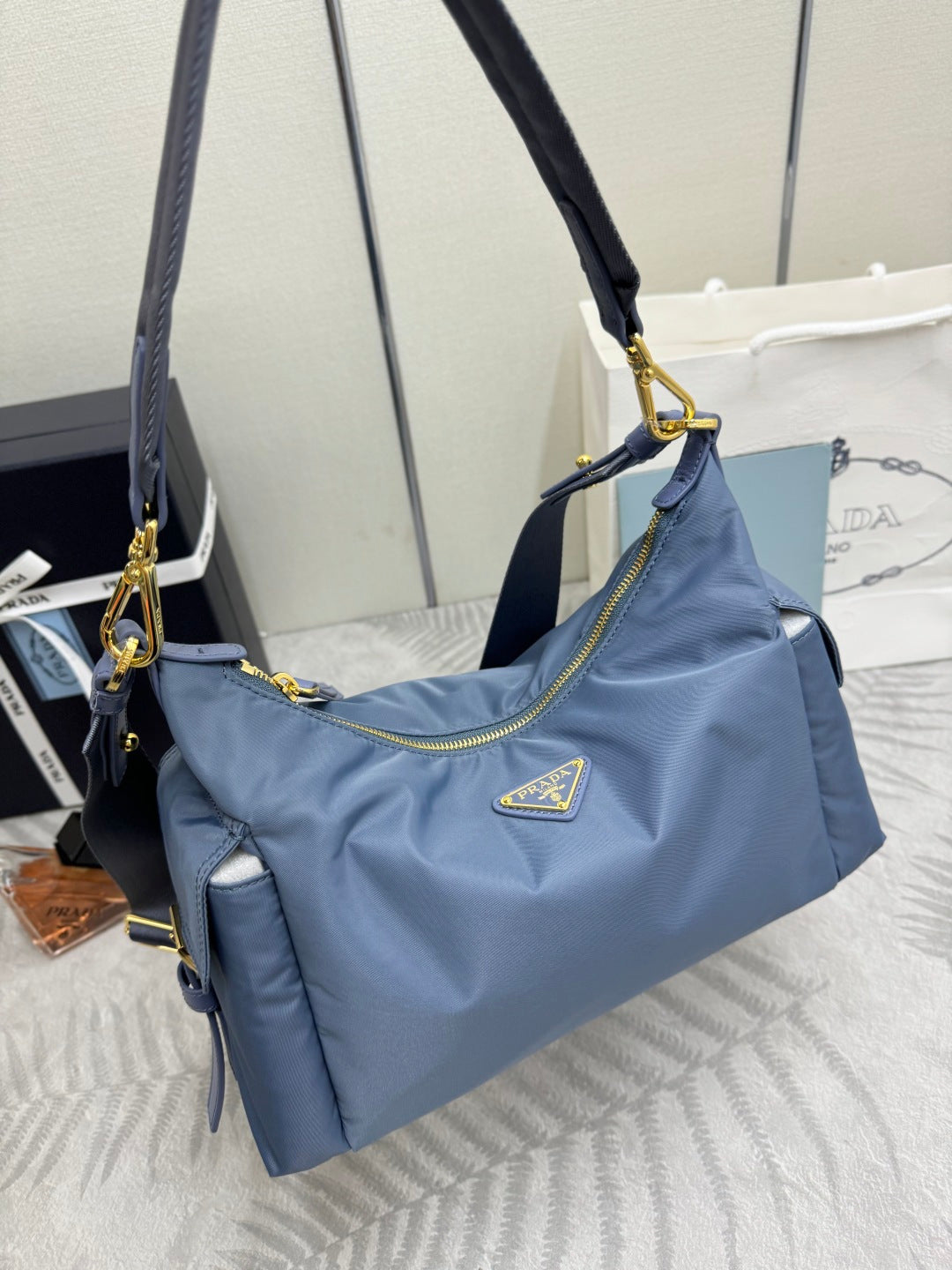 Pra Explorer Bag Blue Nylon 294069