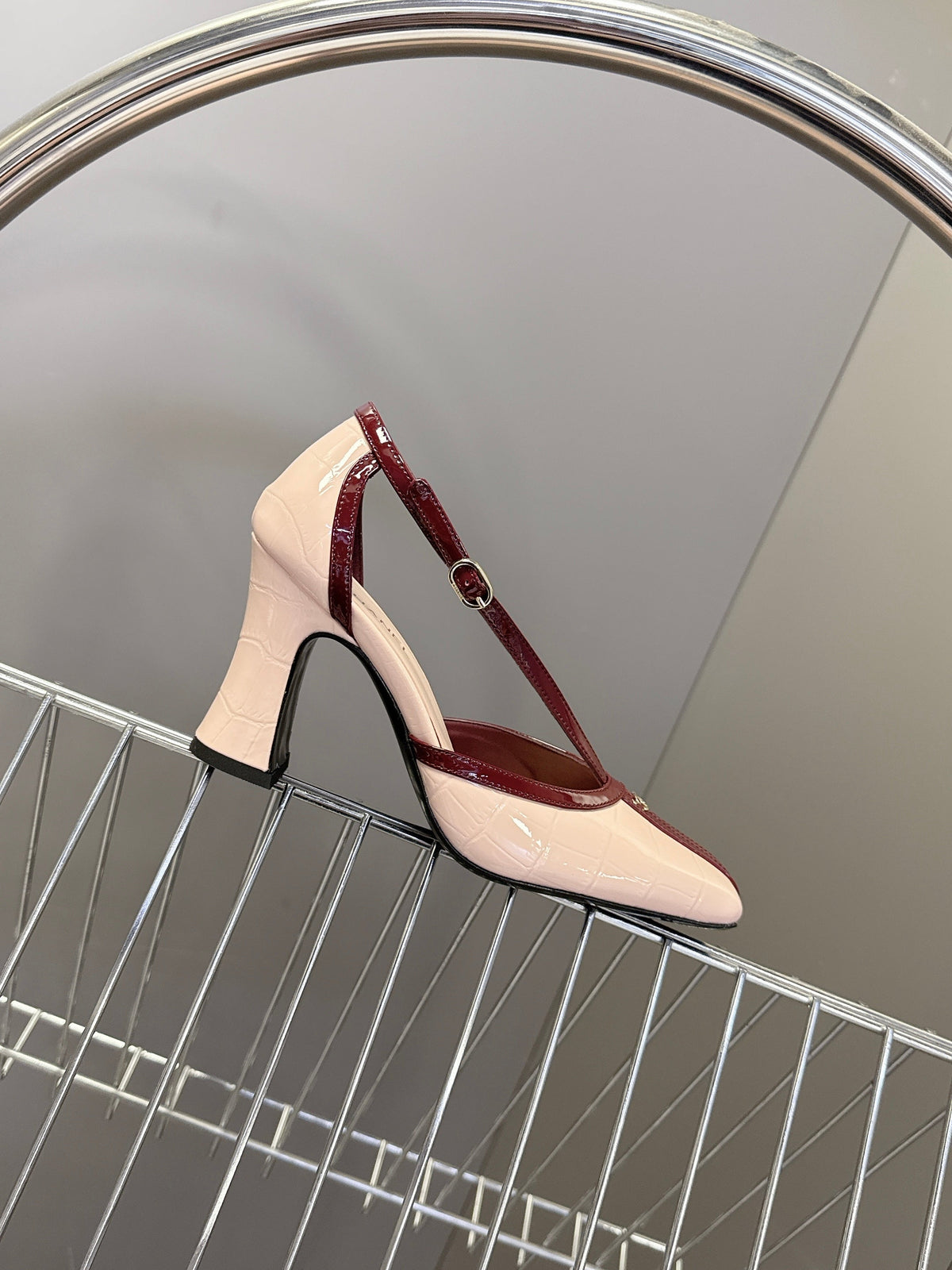 Chanel 2026 Mary Jane Slingback 85mm Patent Calfskin 895338