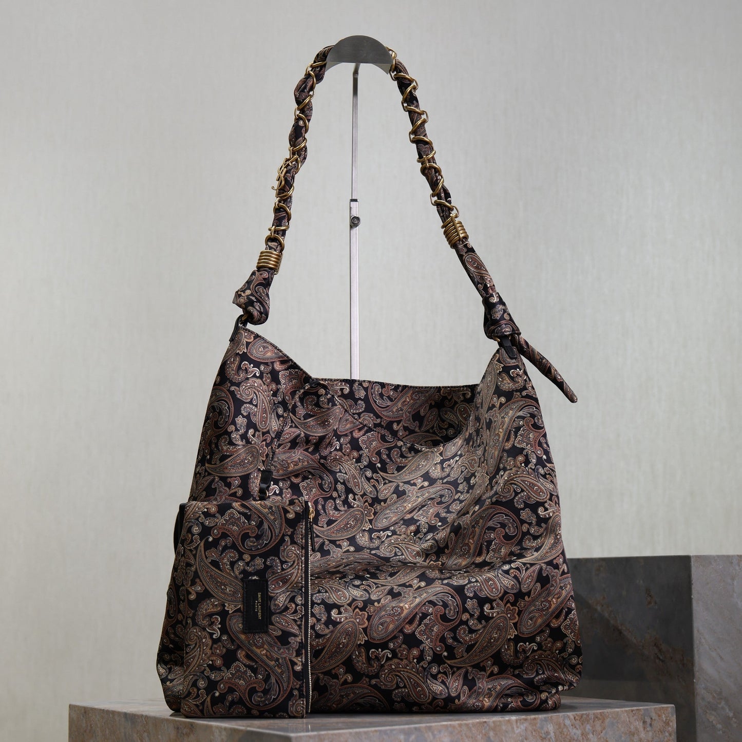 Prada AMALIA Tote Bag 40cm Jacquard Frabic GHW