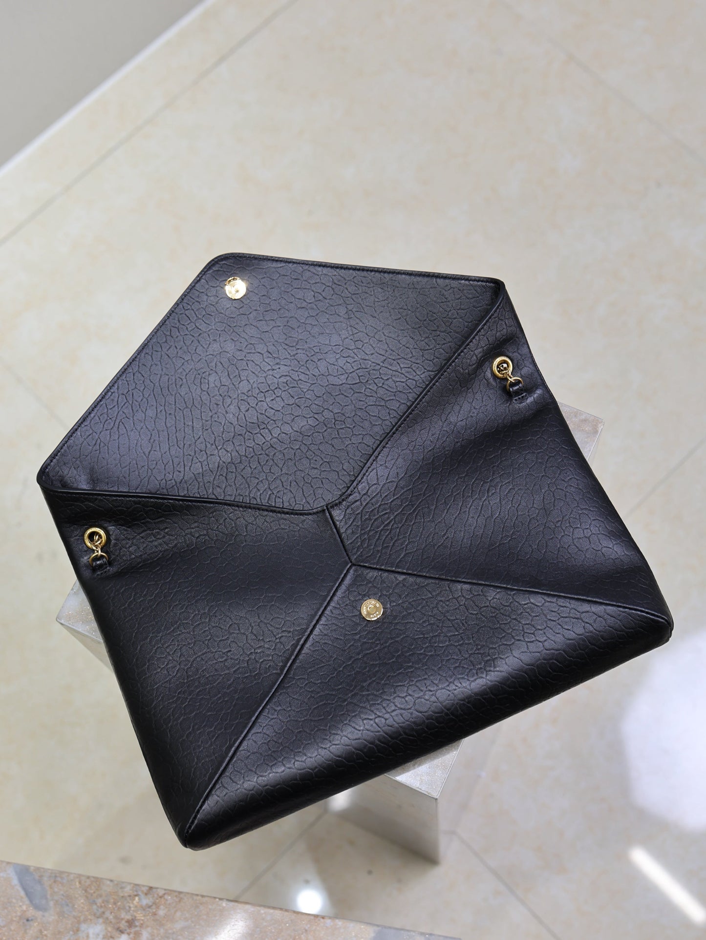 Prada Cassandre XXL Bag 35cm Black Lambskin GHW