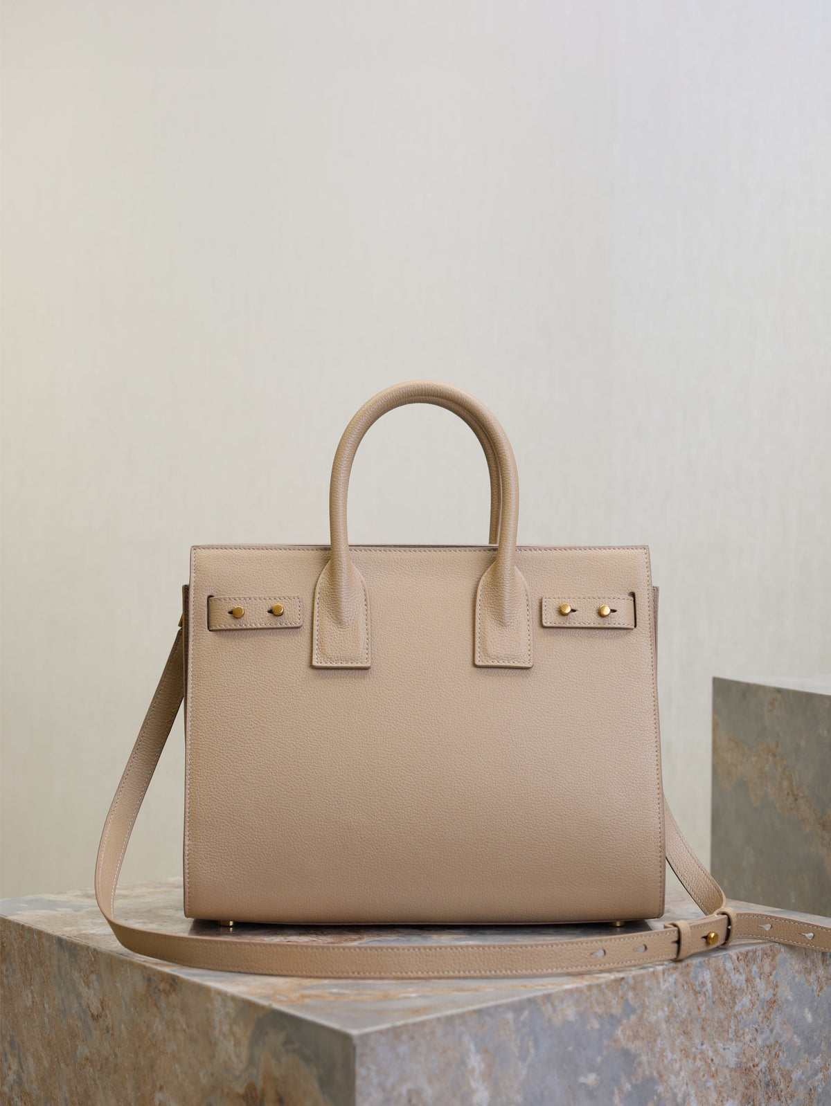 YSL Sac De Jour Nano 32cm Beige Cowhide GHW