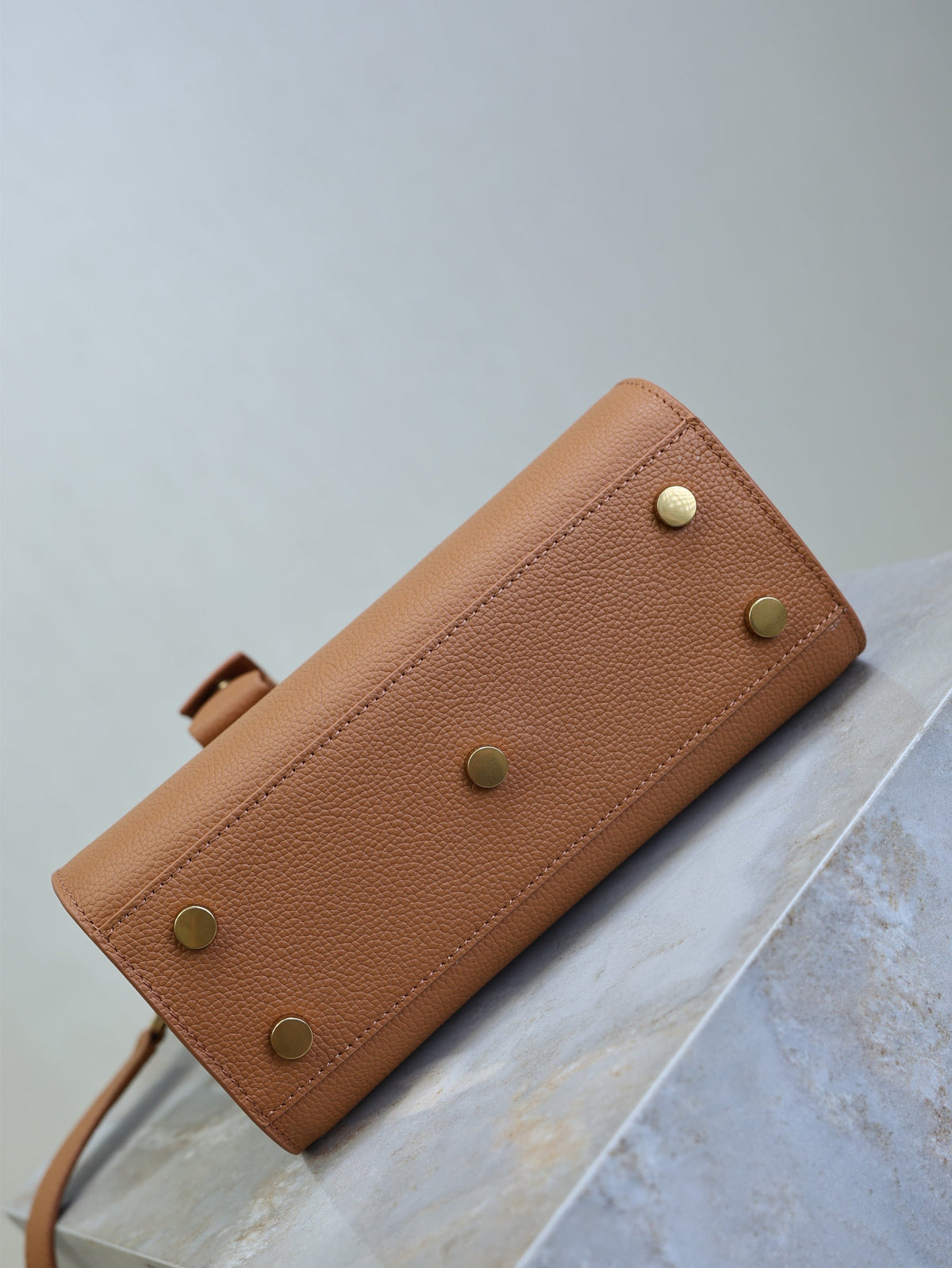 YSL Sac De Jour Nano 22cm Brown Grain Cowhide GHW