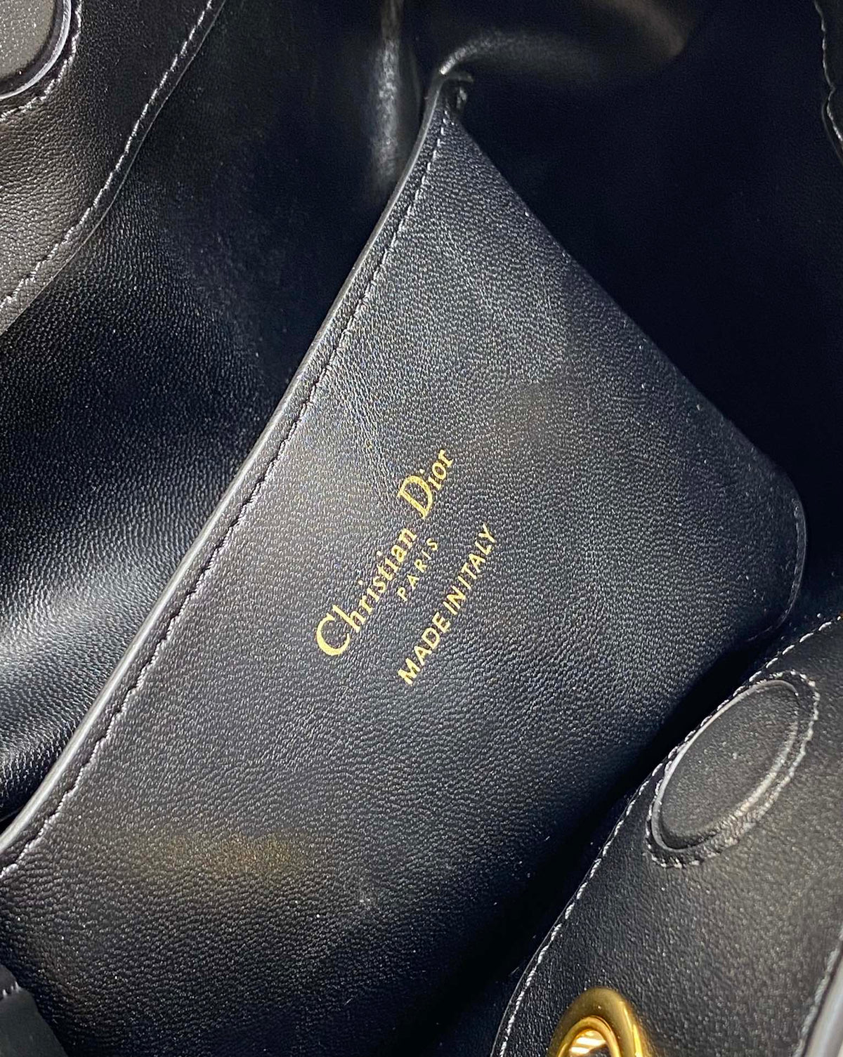 meidum cd nolita 27cm black calfskin