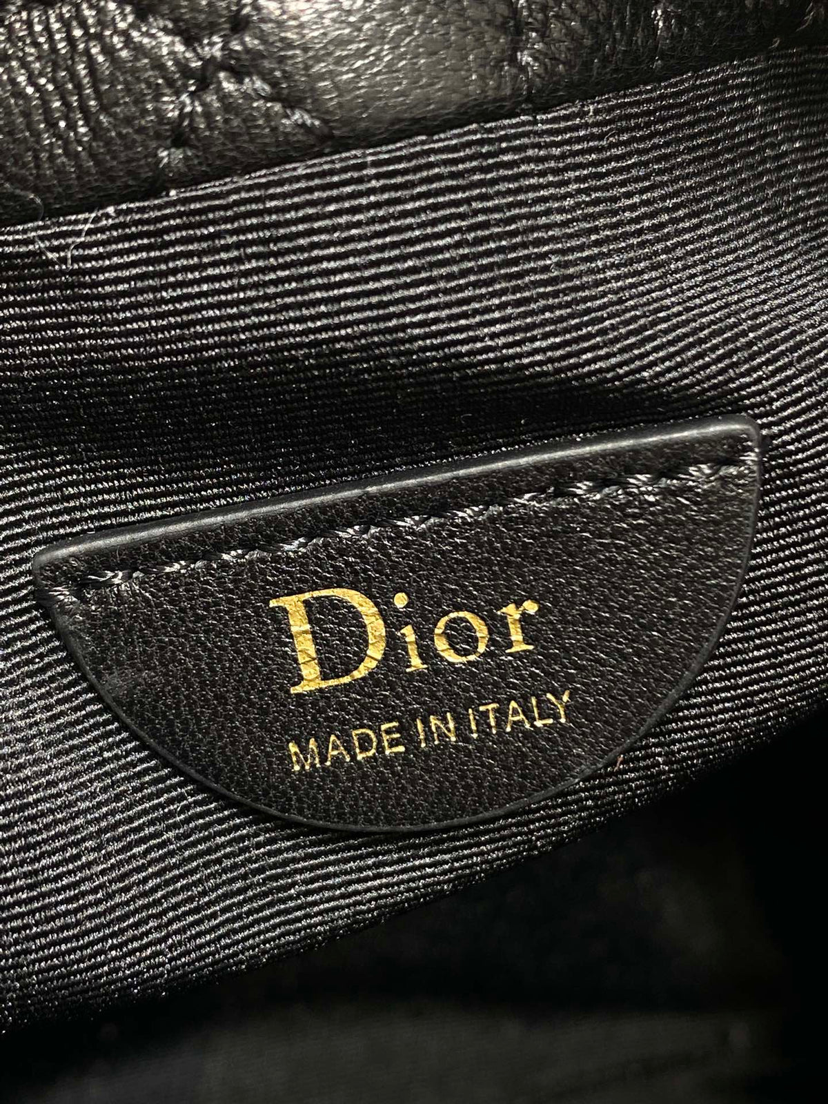 CD Adiorable Mini Bucket Bag Black Lambskin 286641