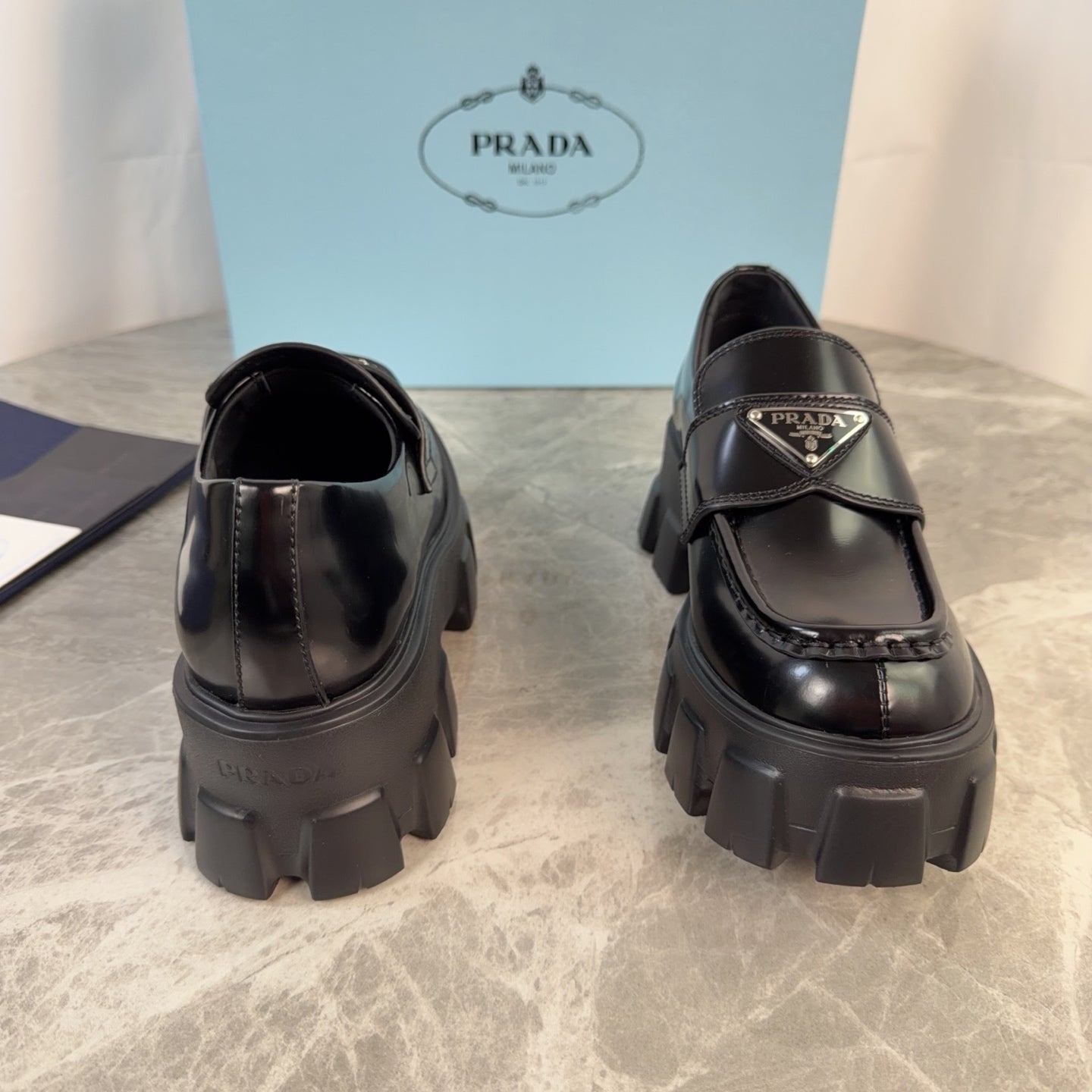 Pra 26s Loafer Black Glossy Leather 635167