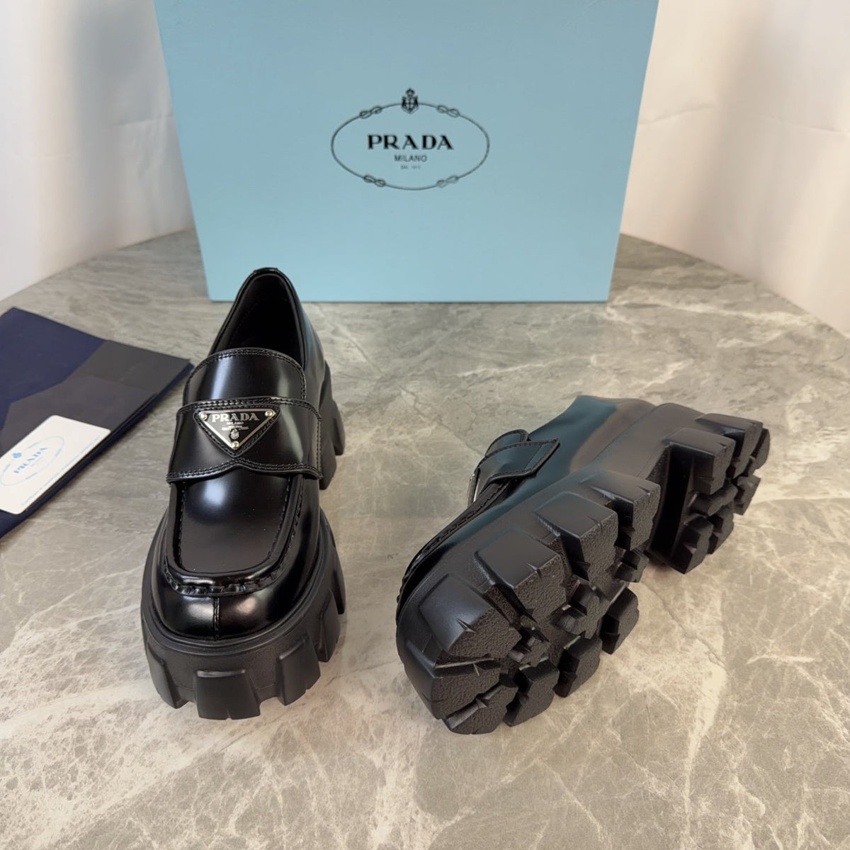 Pra 26s Loafer Black Glossy Leather 635167