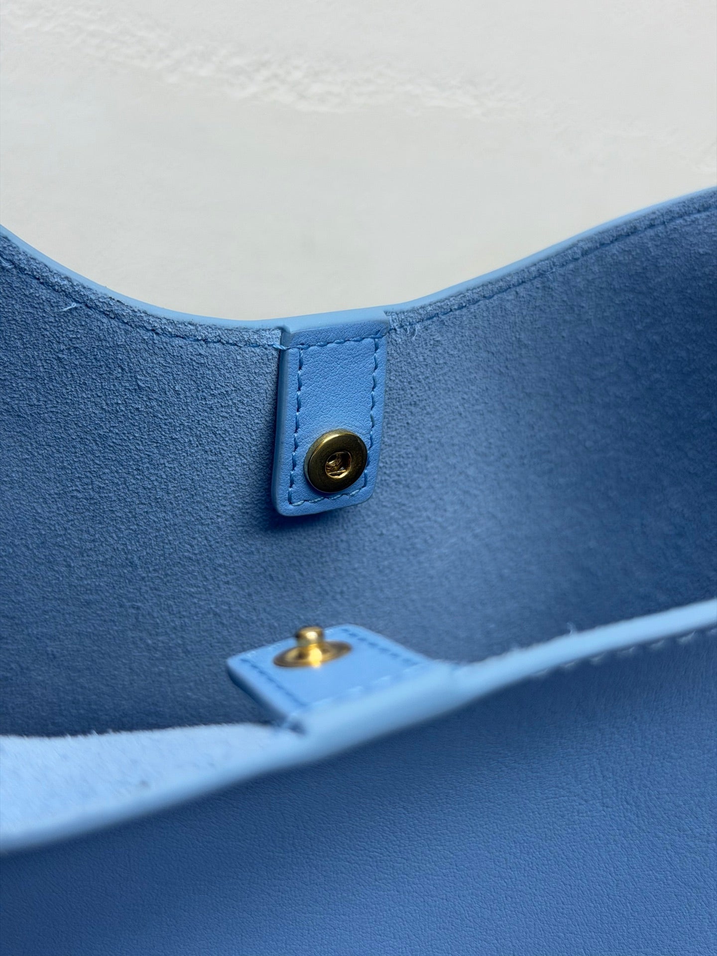 Celine Small Hobo Blue Supple Smooth Calfskin