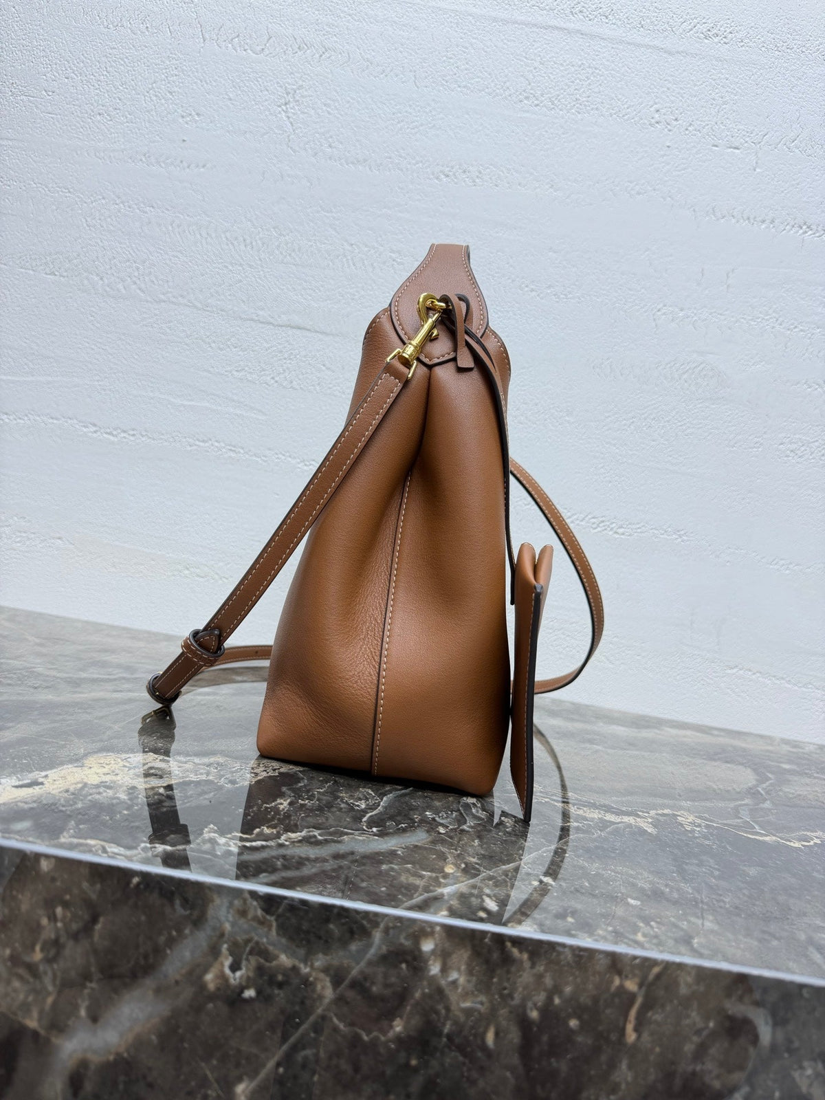 Celine Small Hobo Brown Supple Smooth Calfskin