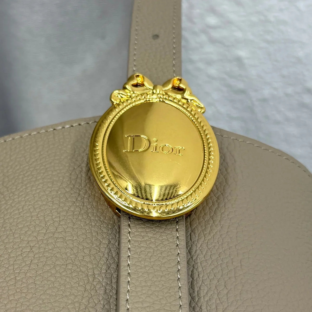 Dior 2026 Medaillon Bucket Bag 19.5cm Calfskin