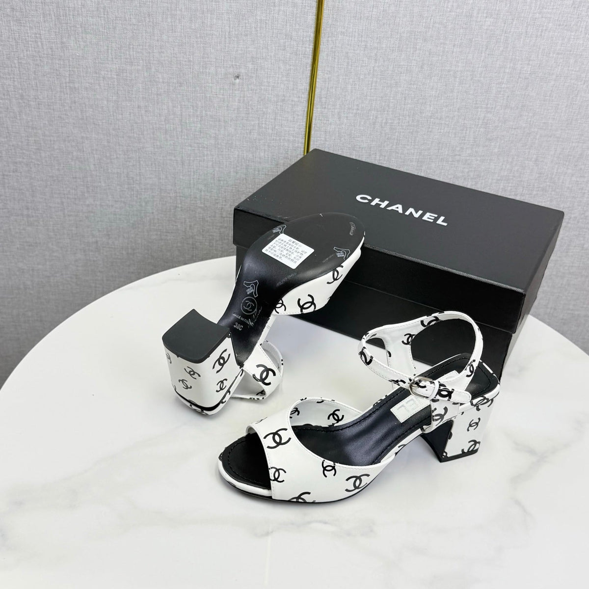 Chanel 2026 Slingback Sandals Sheepskin 801510
