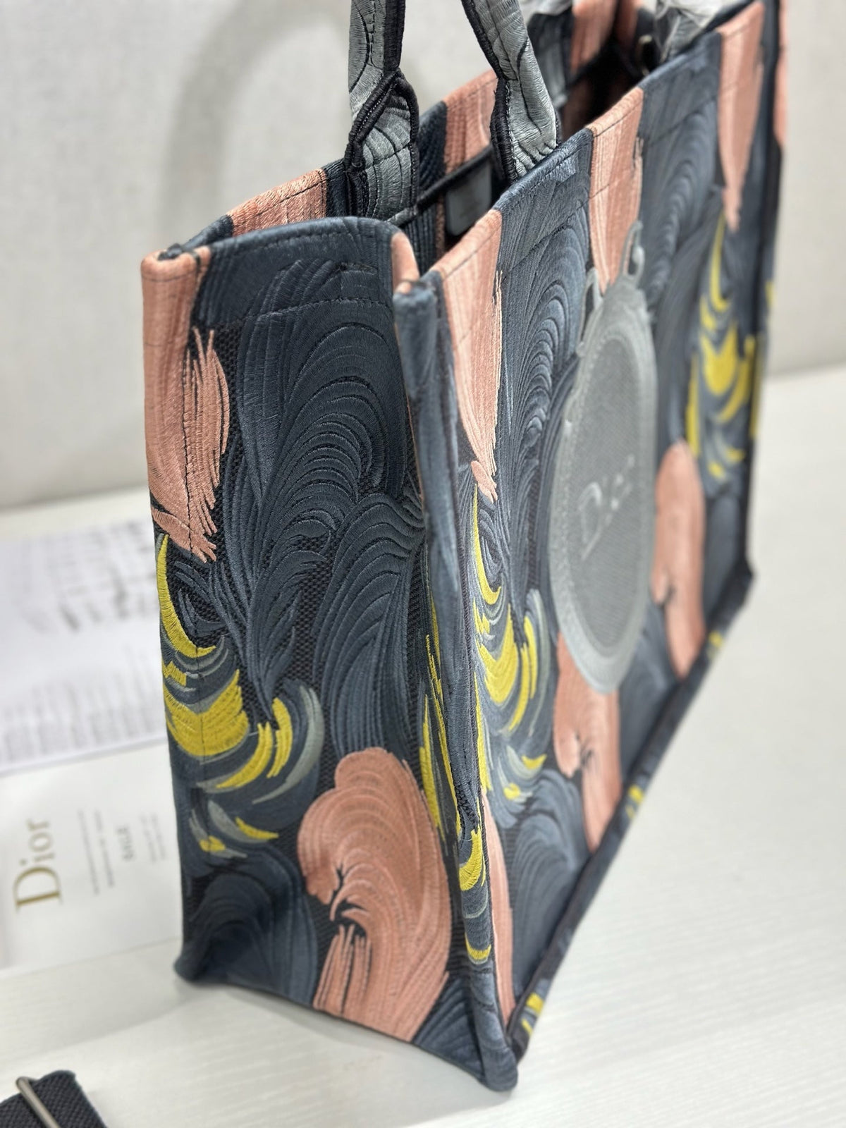 Dior 2026 Book Tote Bag Multicolor Canvas 290879