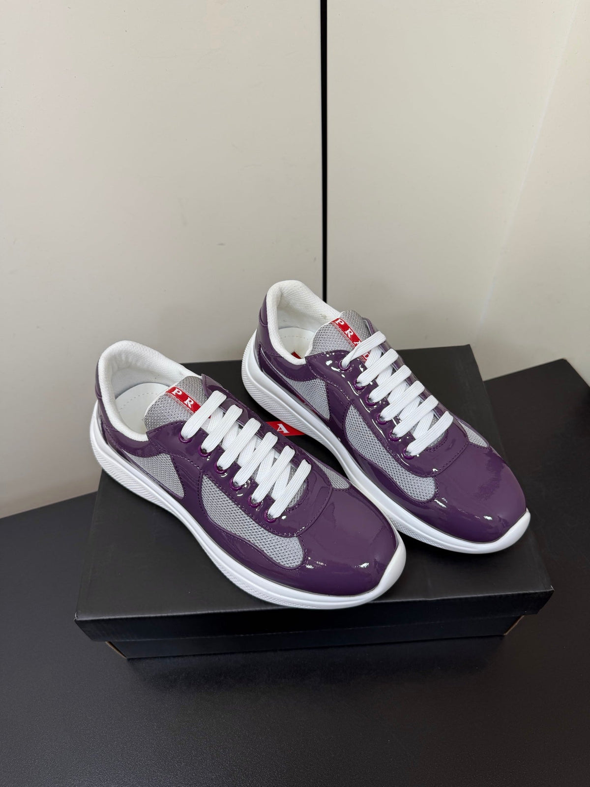PRA 26S Casual Sneakers Purple Patent Leather 618926
