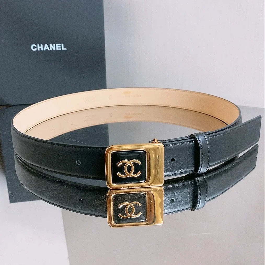 Chanel 2026 CC Buckle Belt 30mm Calfskin