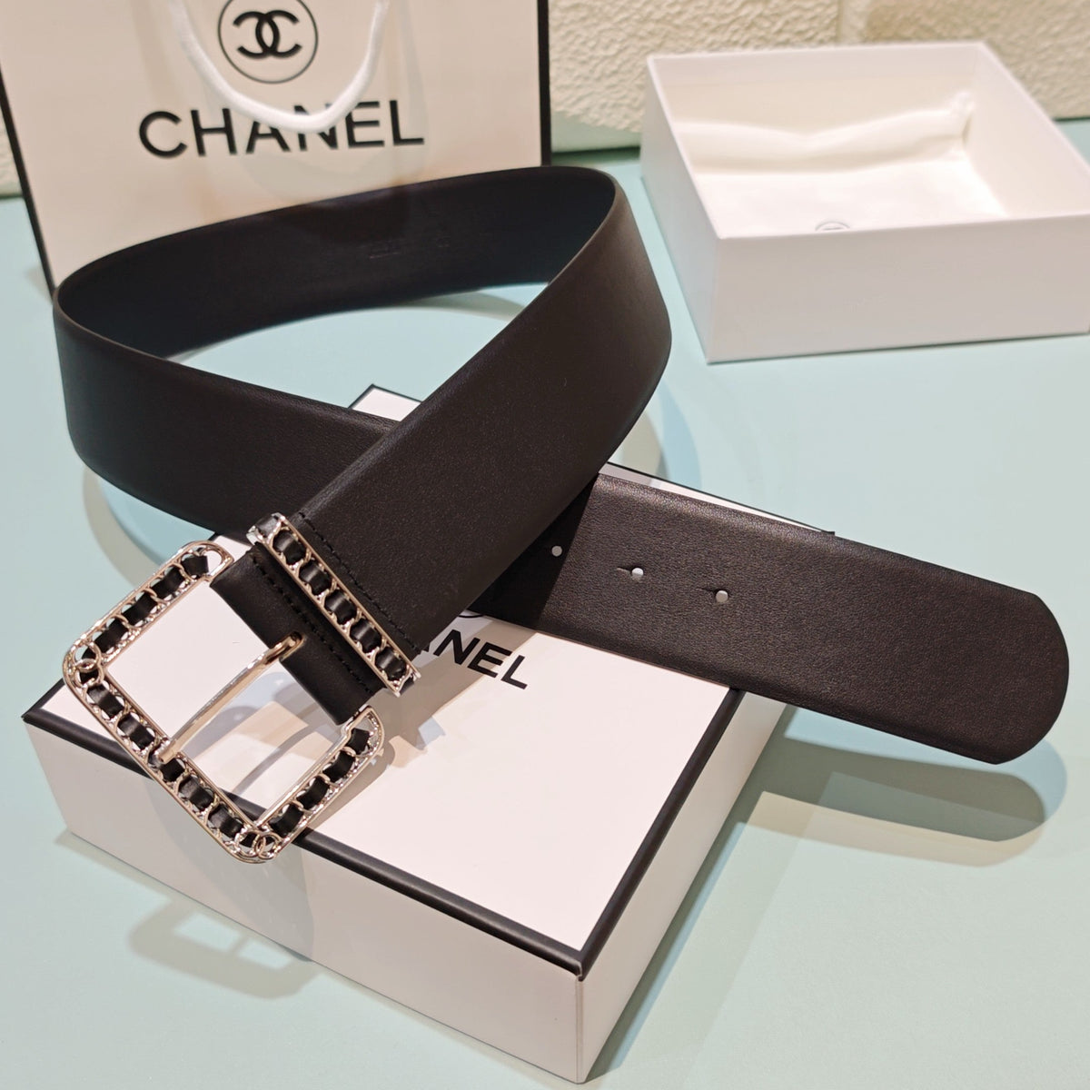 CC Belt 5.0 Prong Buckle Dark Brown Leather 200092