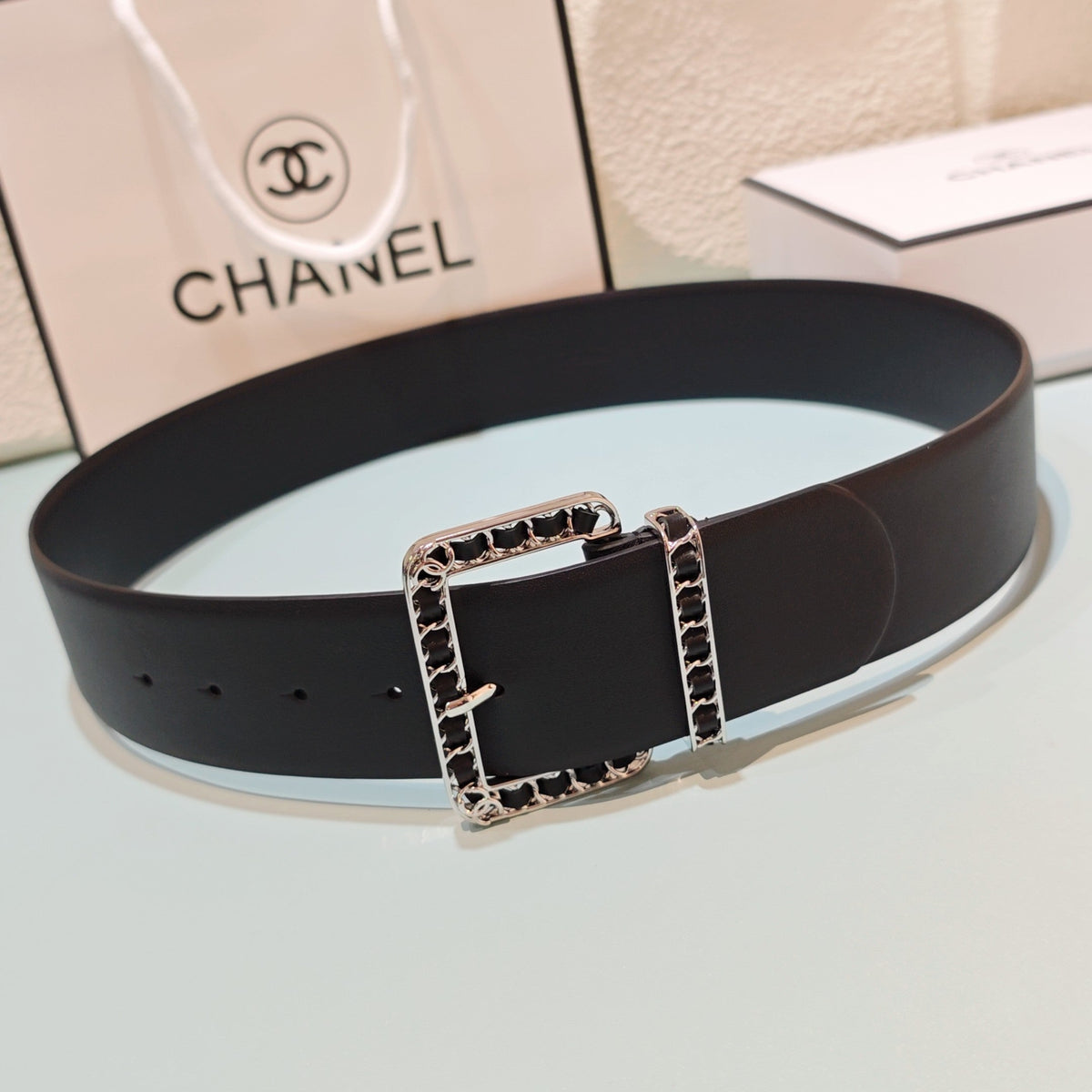 CC Belt 5.0 Prong Buckle Dark Brown Leather 200092