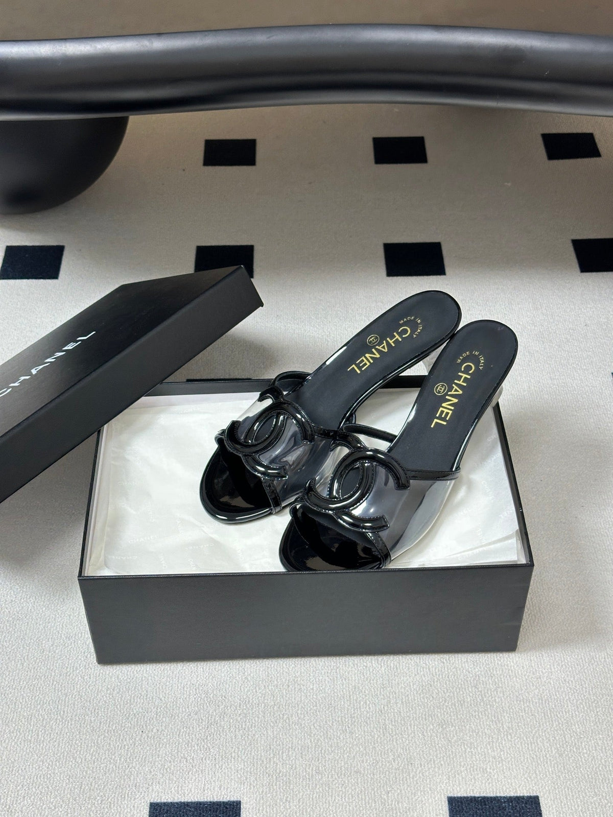 Chanel 2026 Sandals Plastic Sheepskin 834685