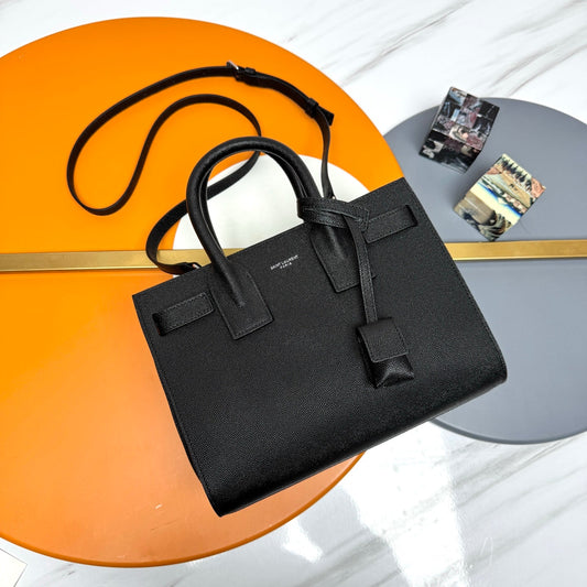 YSL Sac de Jour Baby 26cm Black Caviar 285787